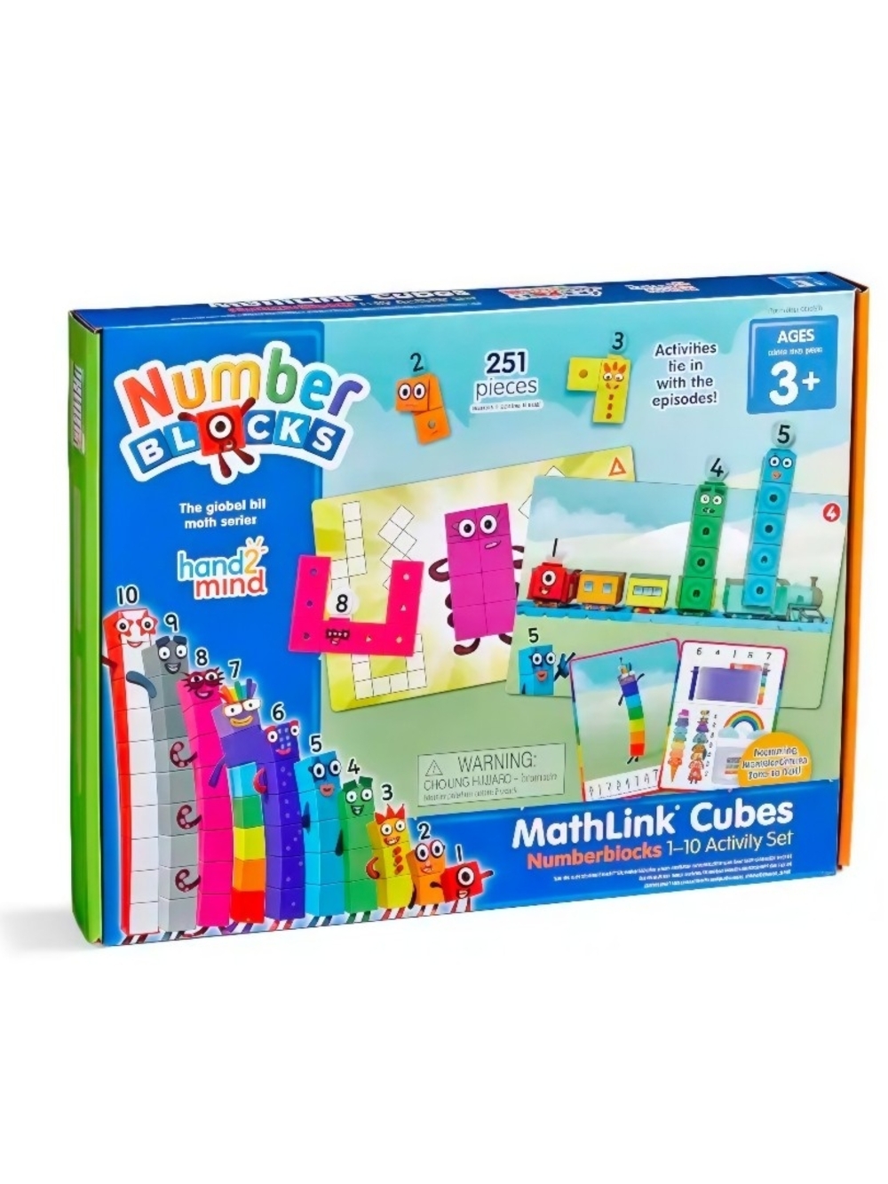 Number Blocks - MathLink Cubes - 1-10 Activity Set